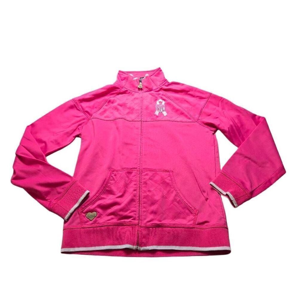 NFL Rebook Breast Cancer Awareness New Orleans Saints Jacket M